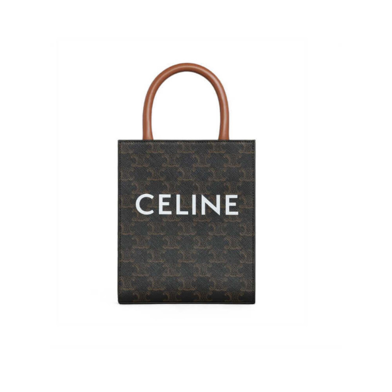 Vertikale Cabas von Celine Mini in Triomphe Canvas 193302