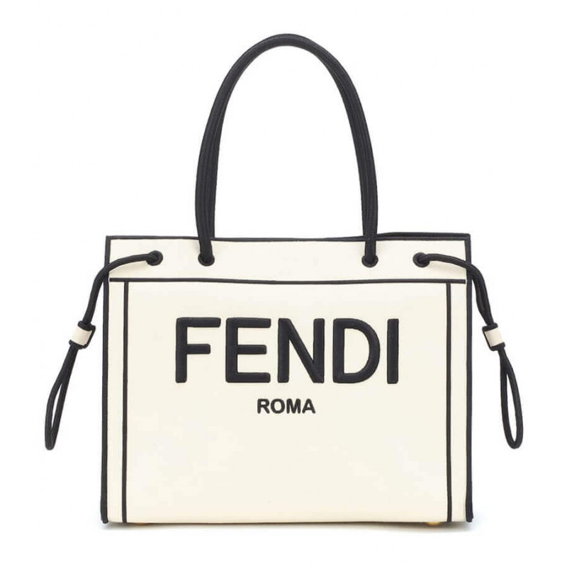 Fendi Roma Canvas Shopper 8bh379