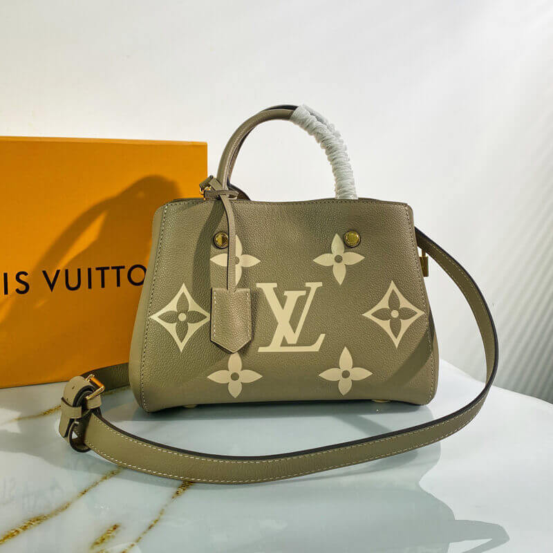 Louis Vuitton Monogram Emprainte Leder Montaigne BB M45489