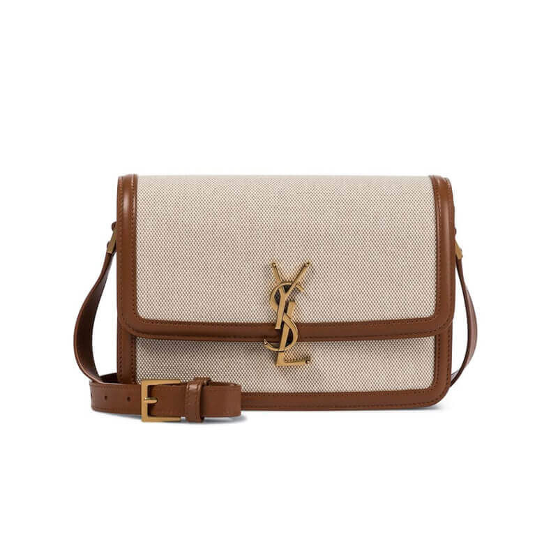 Saint Laurent YSL Solferino Medium Canvas Crossbody Taschen 634305