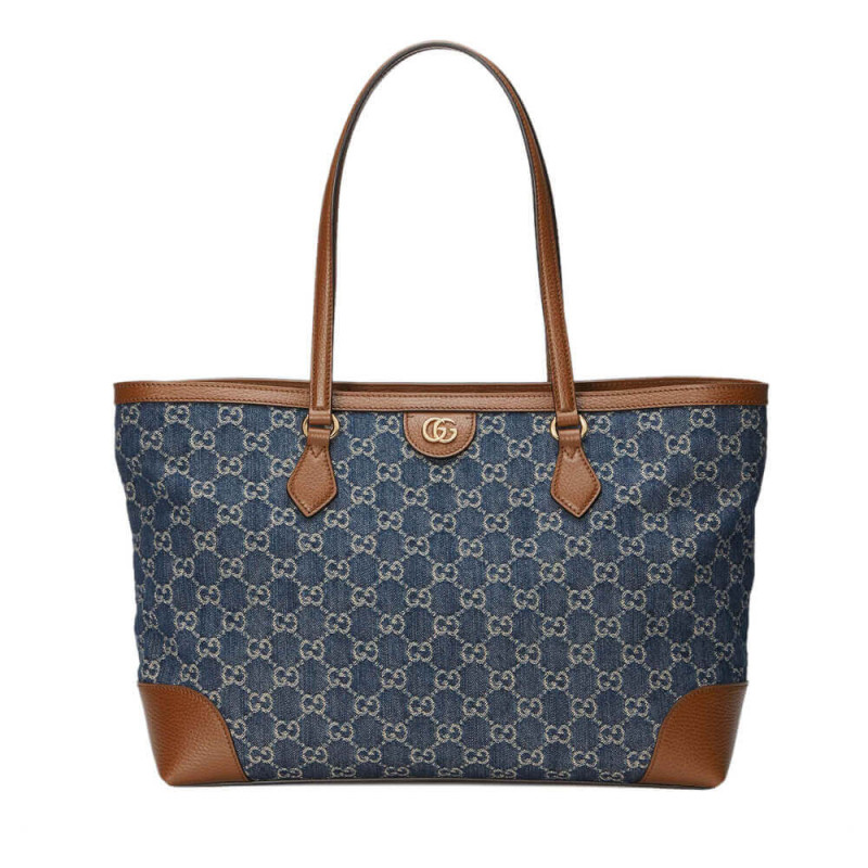 Gucci Denim Ophidia Gg Medium Tote 631685