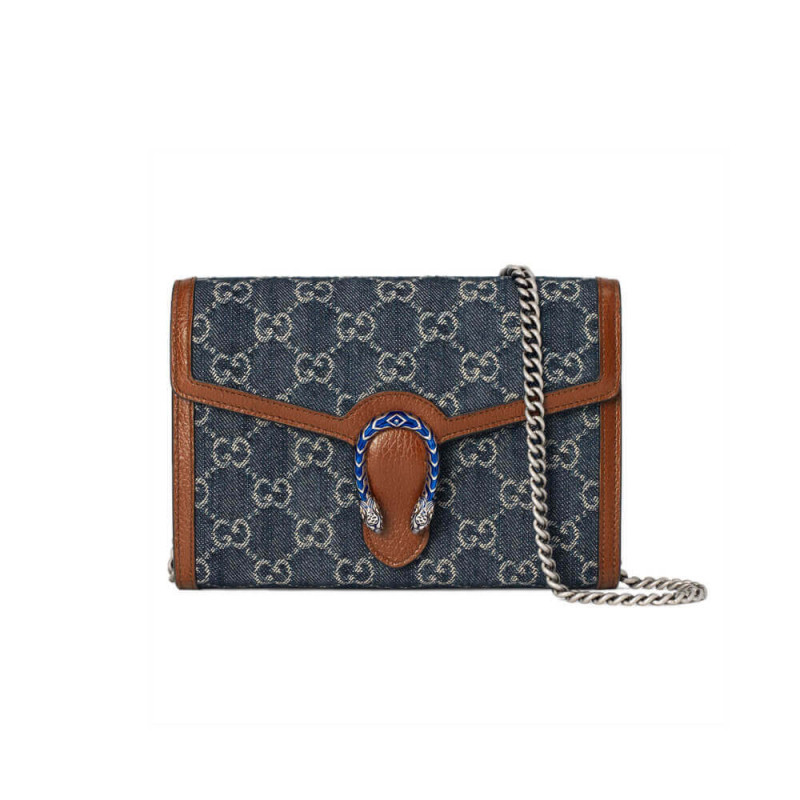 Gucci Denim Dionysos Mini Kettenbeutel 401231