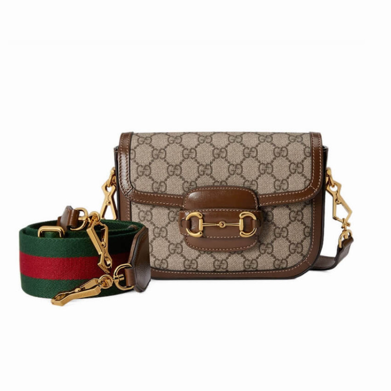 Gucci Horsebit 1955 Mini Tasche in GG Supreme 658574