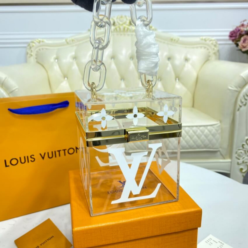 Louis Vuitton Cube Scott Box in transparenter GI0488