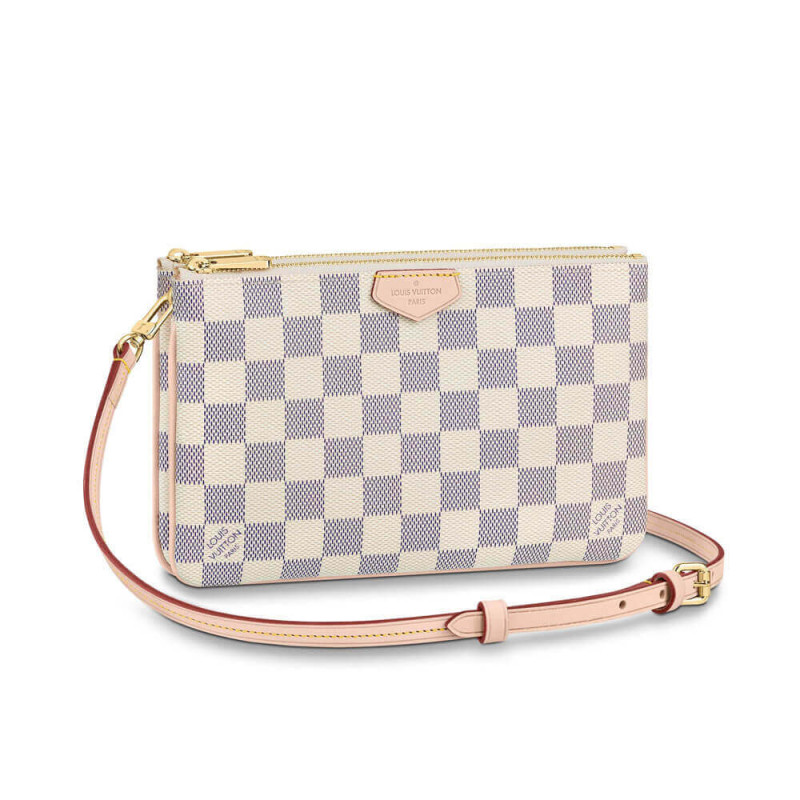 Louis Vuitton Damier Azur Doppelzip Pochette N60460