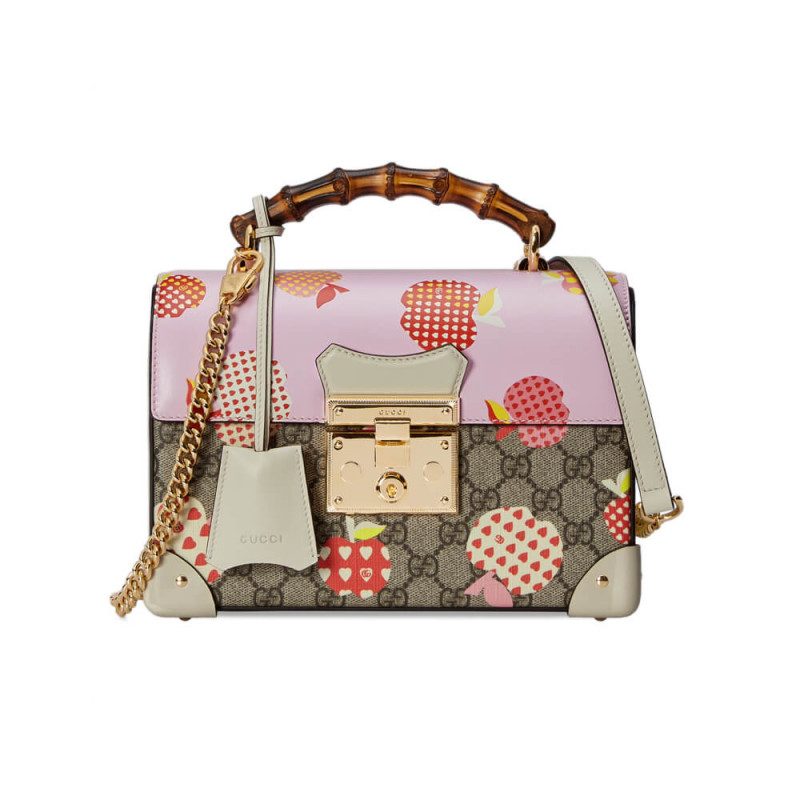 Gucci Les Pommes Vorhängeschloss kleiner Tasche 603221