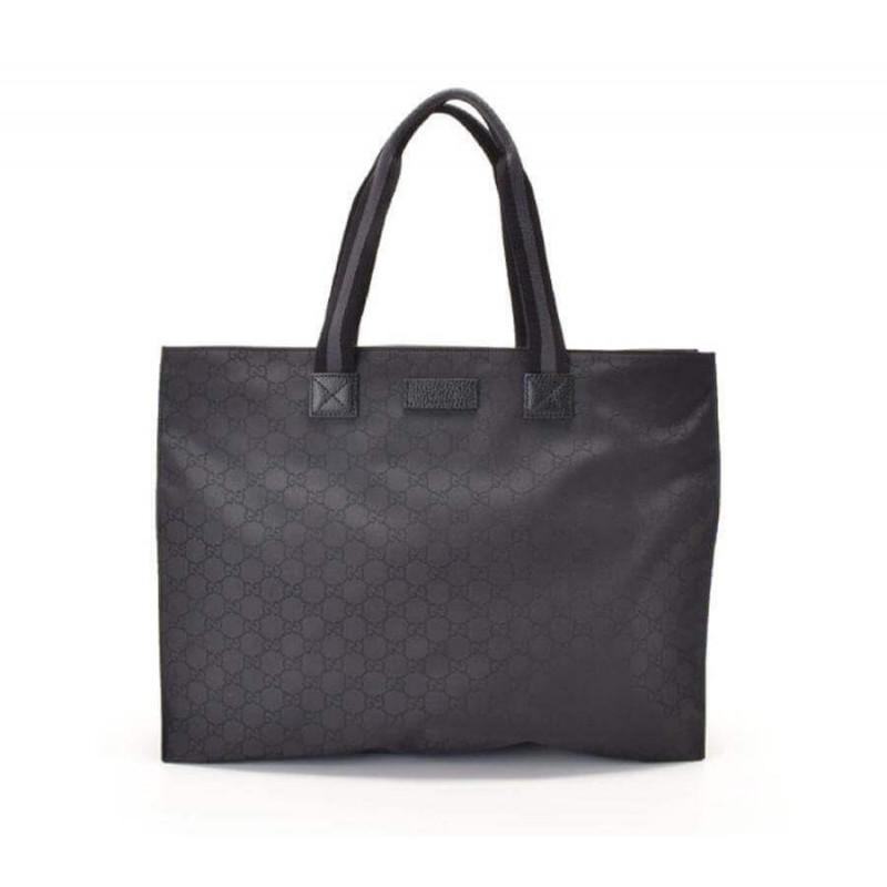 Gucci GG Guccissima Black Nylon Tote Taschen 449176