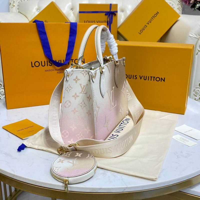 Louis Vuitton Onthego PM M59856 Sonnenuntergang Kaki