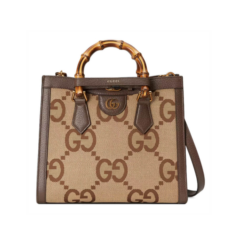 Gucci Diana Jumbo GG kleine Einkaufstasche 660195 Brown