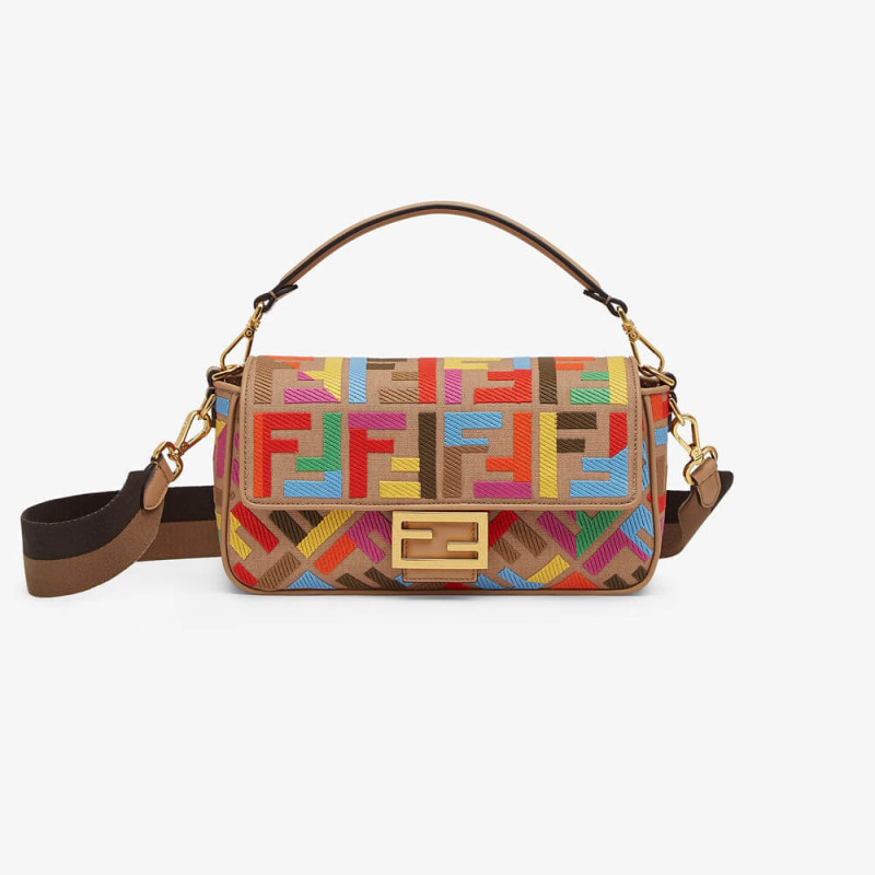 Fendi Taschenuette Multicolor ff Canvas Taschen 8BR600