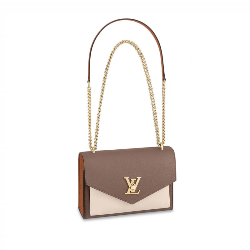 Louis Vuitton Mylockme Kette Tasche M58949 Smokey/Quarz/Karamell