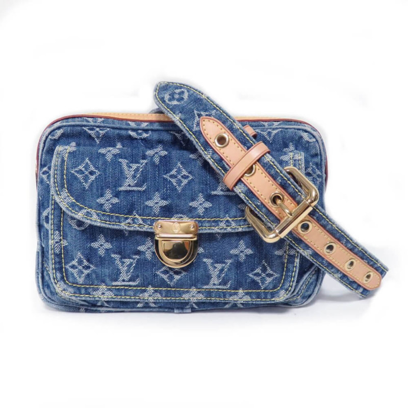 Louis Vuitton Monogram Denim Bum Tailentasche M95347