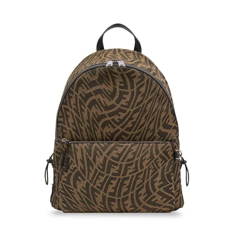 Fendi FF-Versigo Jacquard Twill Backpack 1859487