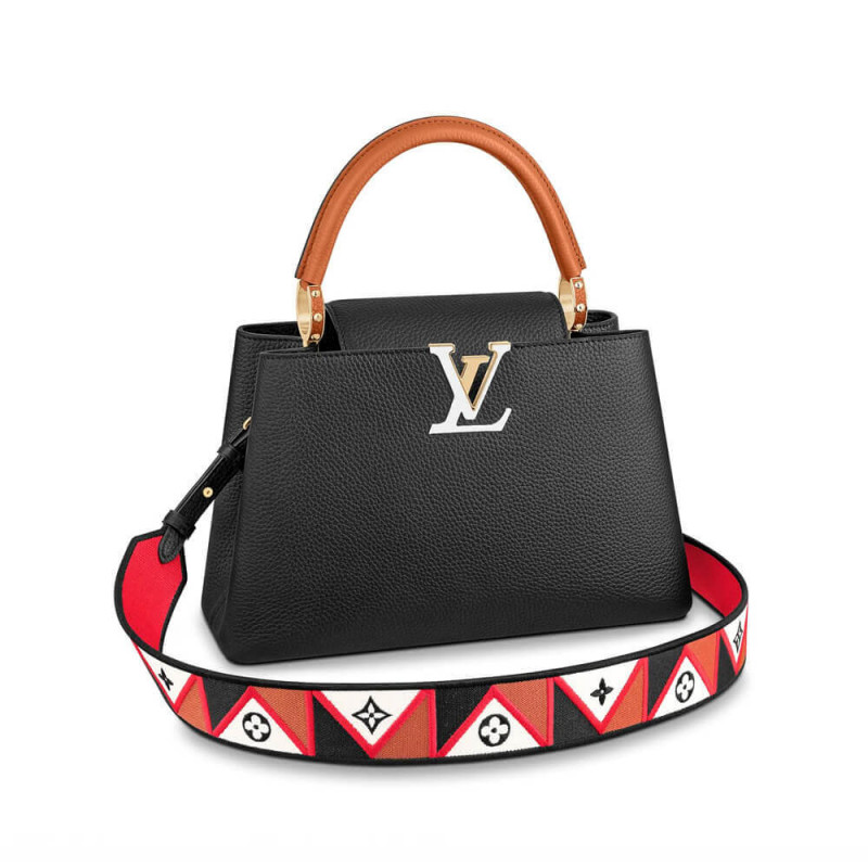 Louis Vuitton Capucines MM M59020 Noir/Rouge