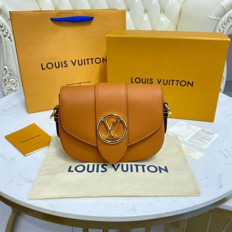 Louis Vuitton LV Pont 9 Weiche PM M58729 Golden Siena