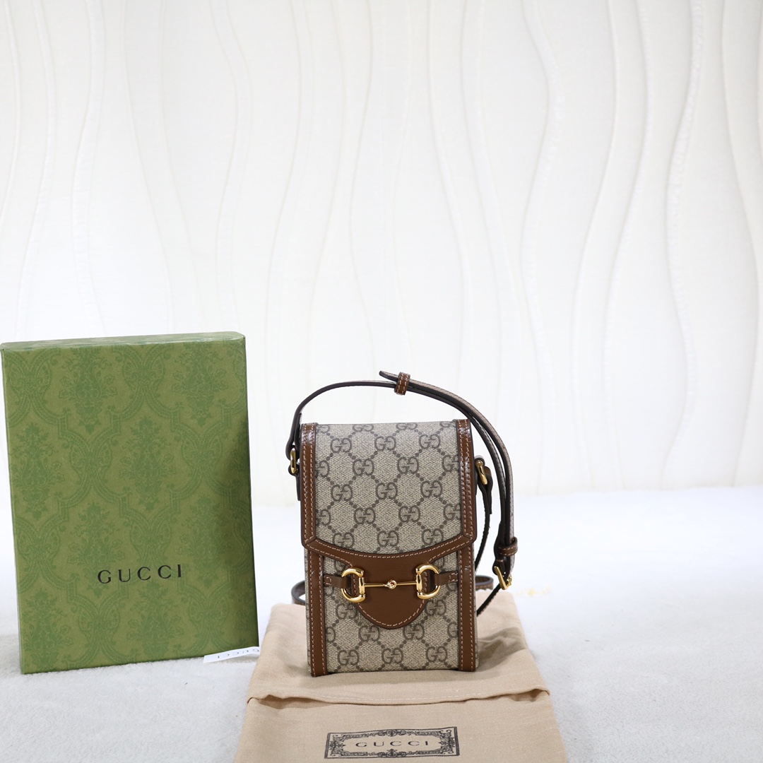 Gucci Horsebit 1955 Mini Taschen Monogramm Leinwand