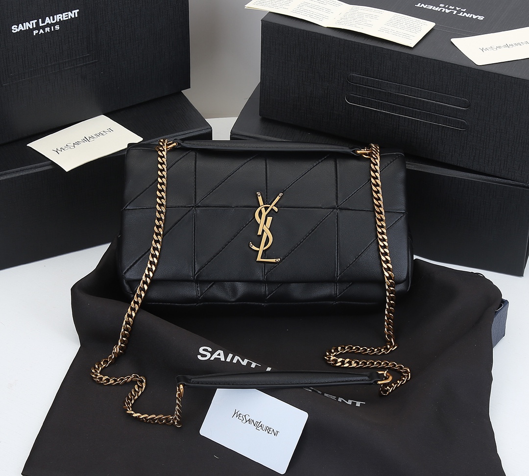 YSL Jamie Medium „Carre Rive Gauche“ in Lambskin